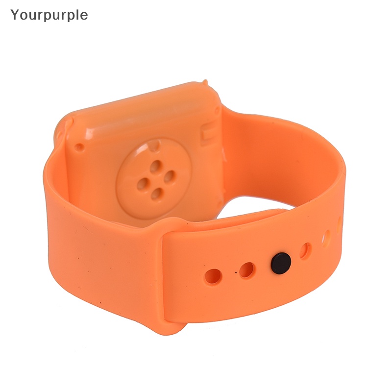 Đồng Hồ Điện Tử Dây Silicon Mặt Vuông Có Đèn led Thời Trang