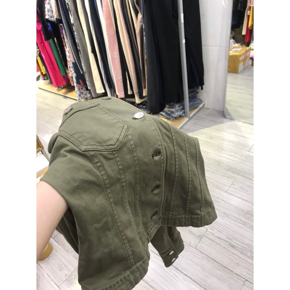 Áo Khoác Jean Kaki  W.H.B.L