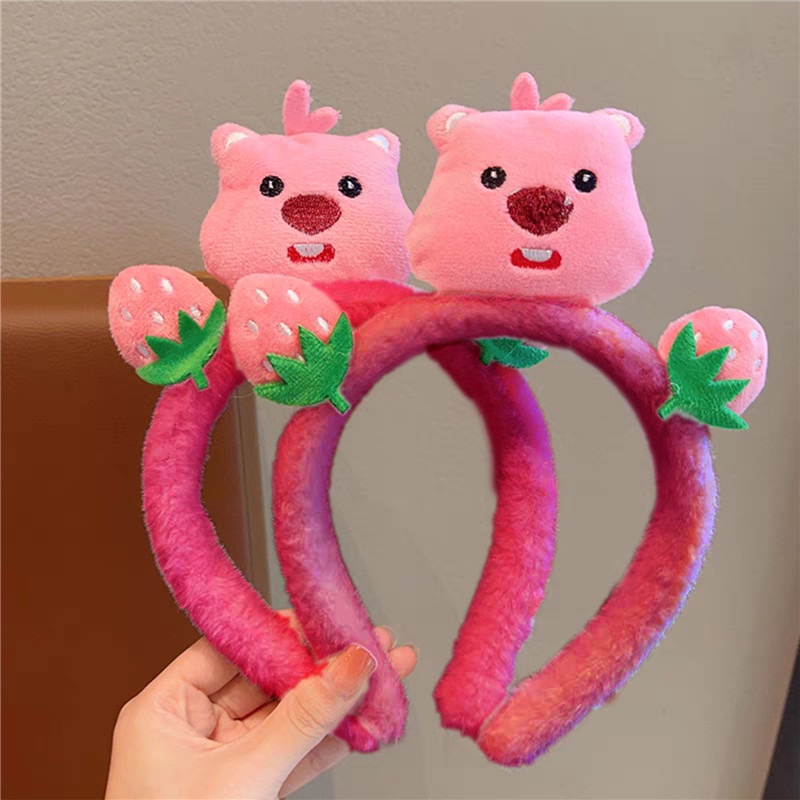 Băng Đô Cài Tóc Hình Búp Bê sanrio Nhồi Bông Dễ Thương Làm Quà Sinh Nhật Cho Bé Gái