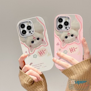 Hoạt Hình Ốp Điện Thoại Mềm Chống Sốc Họa Tiết Mèo Dễ Thương Cho iphone 7plus 7 8 plus xr 11 15 13 14 12 pro max x xs max
