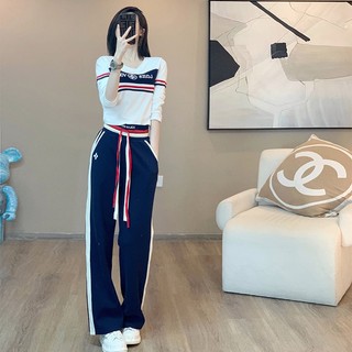 Bộ đồ thể thao nữ thu đông mới phong cách đường phố