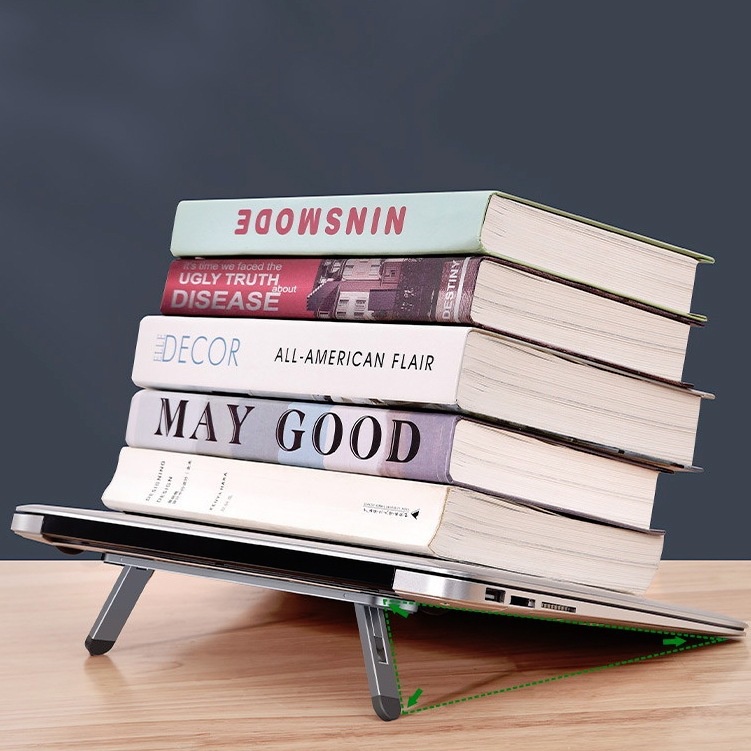 Thanh Dán Giá Đỡ Laptop Tản Nhiệt, Kê Bàn Phím Bằng Inox