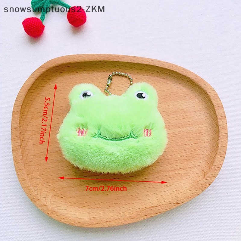 # Snow # Móc Chìa Khóa Hình Thú Nhồi Bông Mềm Mại Dễ Thương Trang Trí Ba Lô / Quà Tặng Cho Bé Gái