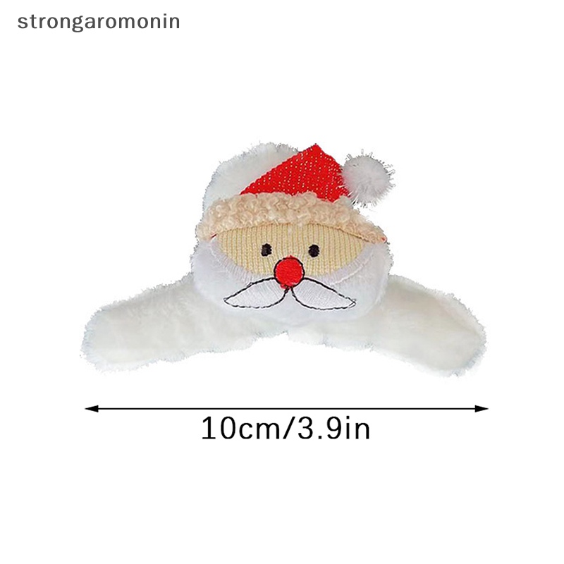 Kẹp Tóc Hình Ông Già Noel / Cá Mập Bằng Lông Nhung Dễ Thương Xinh Xắn Cho Nữ