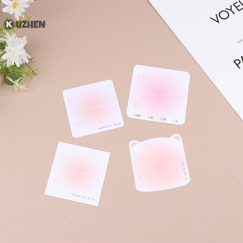 Set 10 Thẻ Trưng Bày Mẫu Móng Tay Giả Trưng Bày