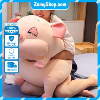 [Có bảo hành] Gấu bông heo mắt hí gối ôm Lợn phê cần lim dim thú nhồi bông siêu to mềm mịn đáng yêu