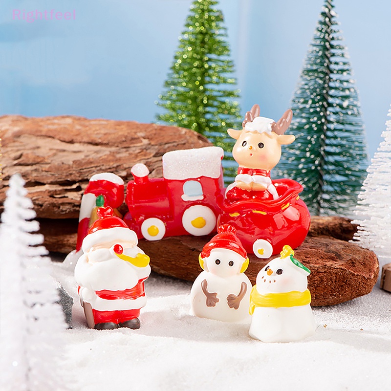 Đồ trang trí Ông Già Noel mini Trang Trí Tiểu Cảnh / Xe Hơi Mới