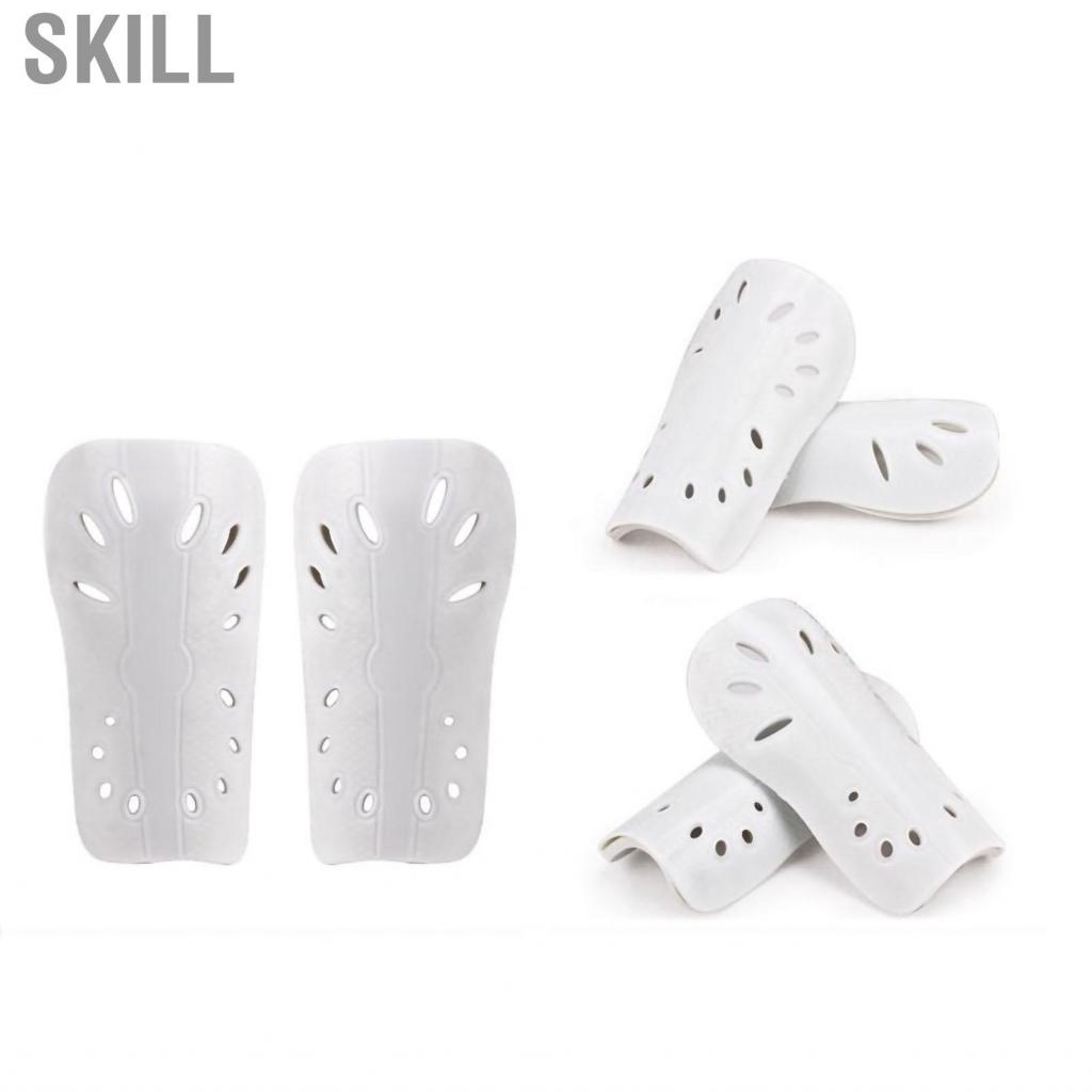 Skill 1 Pair Soccer Shin Guards Non Slip Comfortable Breathable Children Adults Thickened Sport