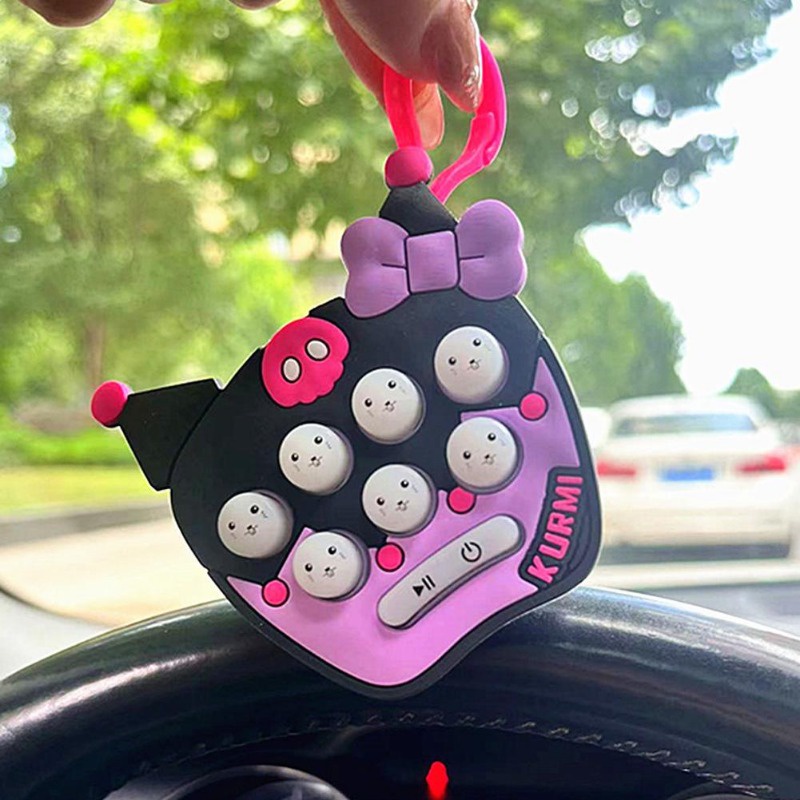 Sanrio Móc Chìa Khóa Trò Chơi Bấm Hack a mole hello kitty things kuromi melody cinnamoroll Quà Tặng Giáng Sinh