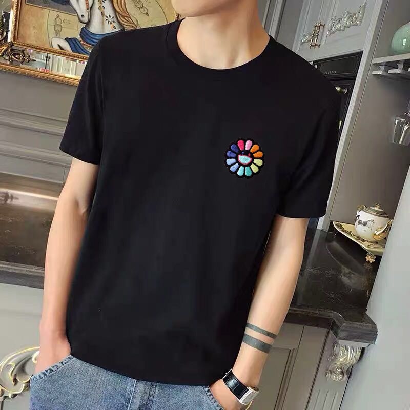 Áo Thun Tay Ngắn Thiết Kế Mới Thời Trang Theo Phong Cách Hồng Kông Cho Nam