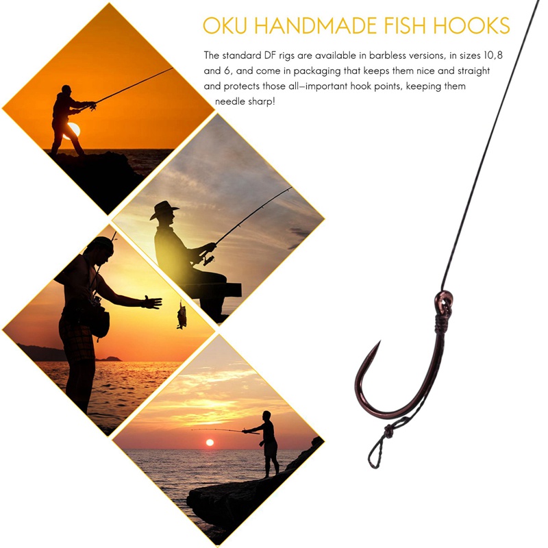 Set 6 Phụ Kiện Câu Cá 12lb 6 8 10 Chuyên Dụng