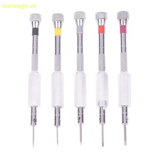 Monnygo Bộ 1 / 5 Tua Vít Thép 0.8-1.6mm Sửa Chữa Đồng Hồ vn