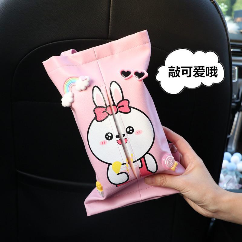Túi Đựng Khăn Giấy Treo Xe Hơi Hình Búp Bê Dễ Thương