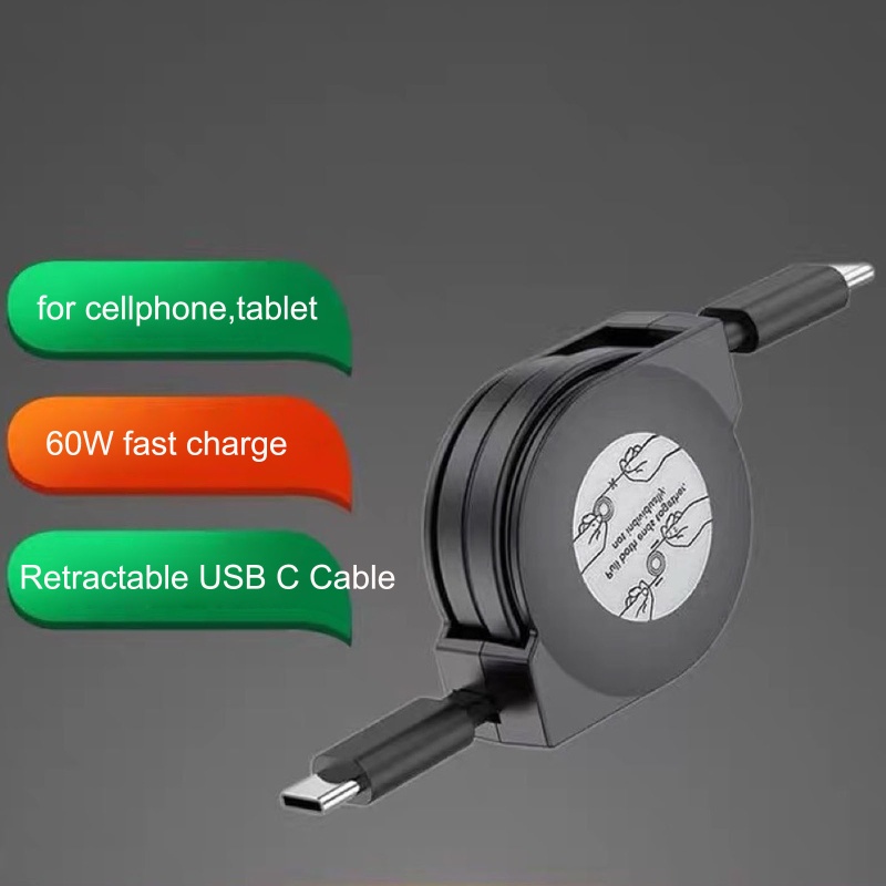 Hung Cáp Sạc Nhanh / Truyền Dữ Liệu pd 60w 70inch Cho Điện Thoại / Máy Tính Bảng / Máy Tính Bảng 480mbps