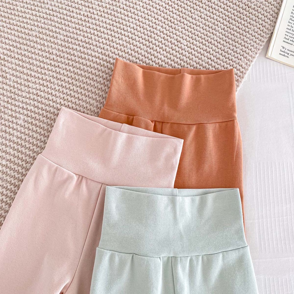 Set Đồ Mùa Thu 2 Món Gồm Áo In Họa Tiết Hoạt Hình Gấu Thỏ / Vịt / Gấu 3 Màu + Quần Màu Trơn Cho Bé Sơ Sinh 1-3 Tuổi