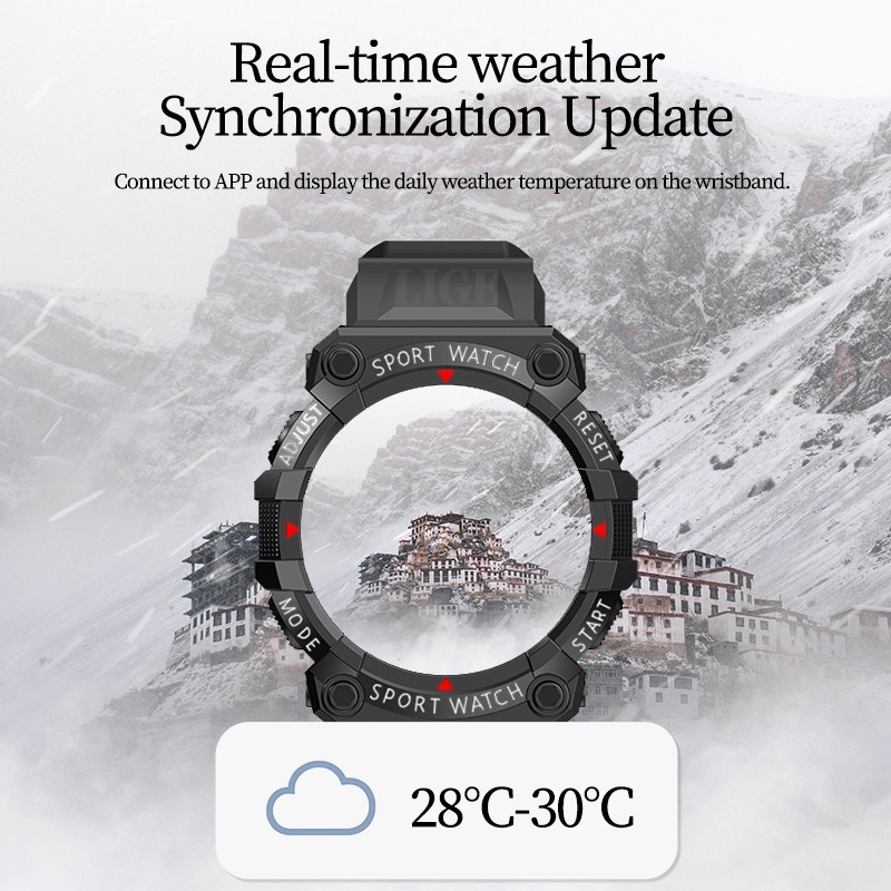 Fd68s Đồng Hồ Thể Thao Thông Minh usb bluetooth Theo Dõi Nhịp Tim / Báo Động ip67 Chống Thấm Nước