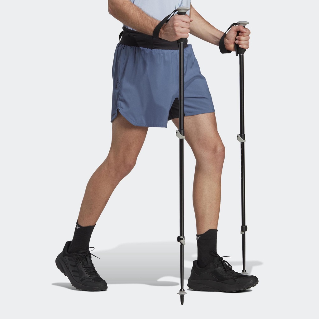 Adidas Trail Running Quần Short Chạy Trail Terrex Agravic Nam Màu xanh da trời HT9396