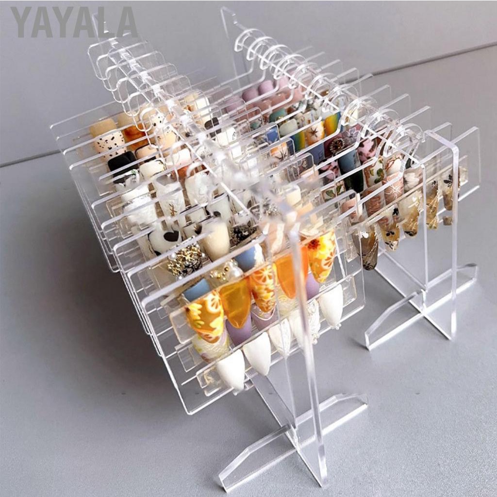 Yayala Hangers Nail Display  Hanger 10pcs Acrylic Hanging for Organizer