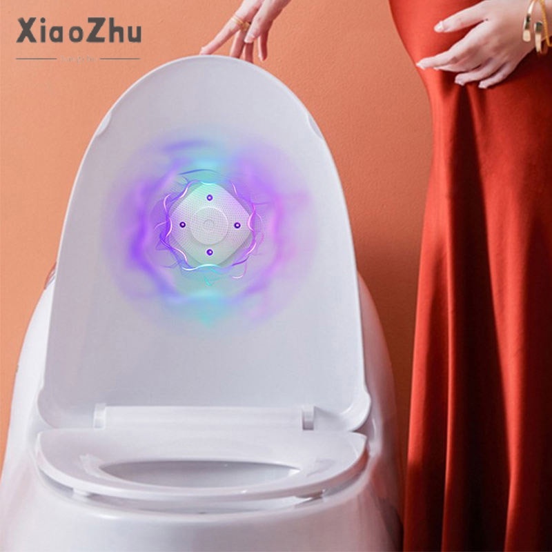 xiaozhubangchu Máy khử mùi nhà vệ sinh tự động, cảm biến thông minh, đèn khử trùng, khử mùi nhà vệ sinh tại nhà