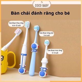 Bàn chải đánh răng Cho Bé Từ 1 đến 6 Tuổi - Phi hành gia lông mềm mịn