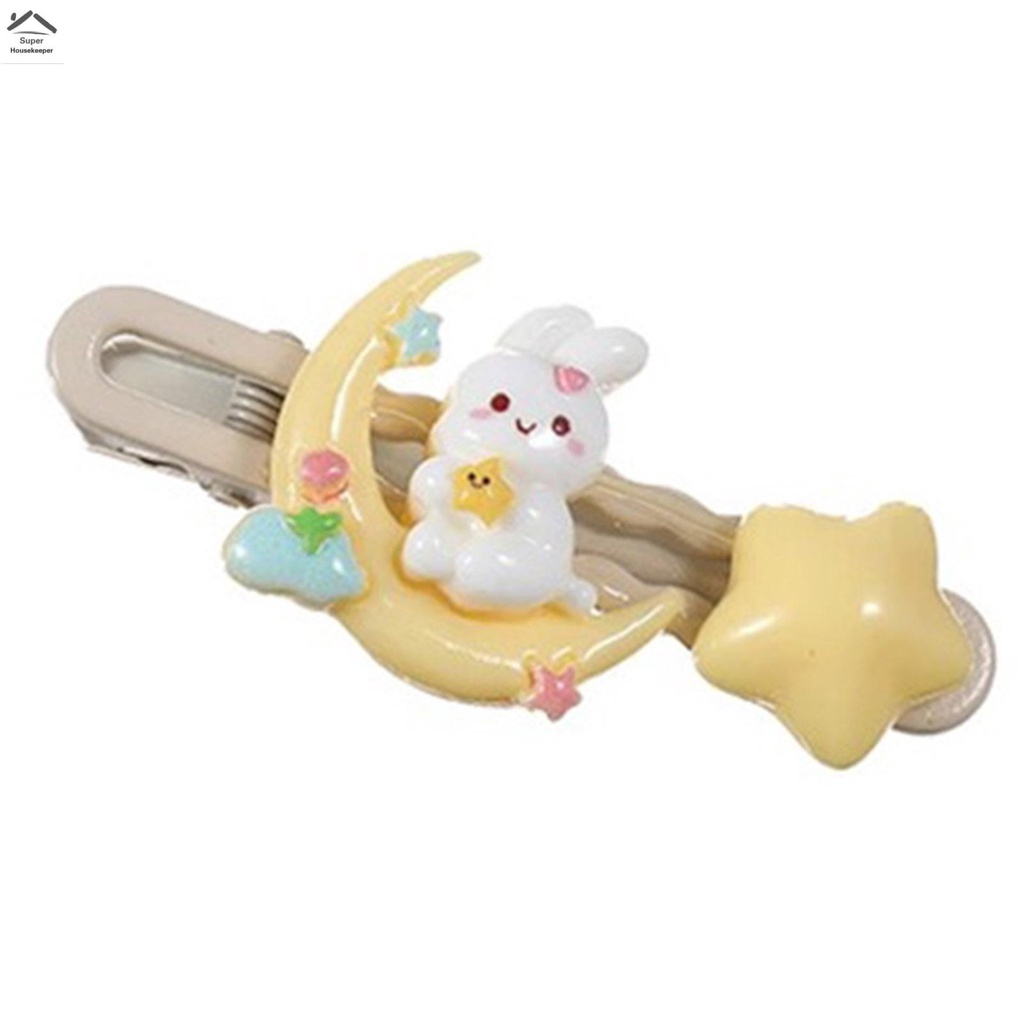 Dễ Thương Set 2 Kẹp Tóc Hình Thú Đáng Yêu