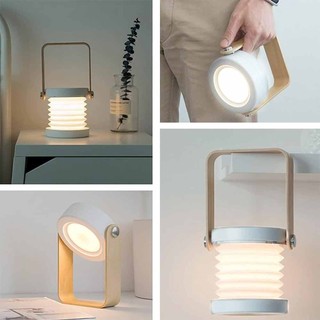 Led Folding Table Desk Lamp USB Rechargeable Telescopic Lantern Night Light
