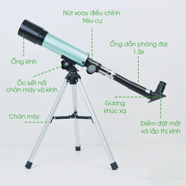 Kính Viễn vọng Corisu F36050 phóng đại tối đa 90 lần, kính thiên văn cho trẻ em quan sát trời đêm, khám phá