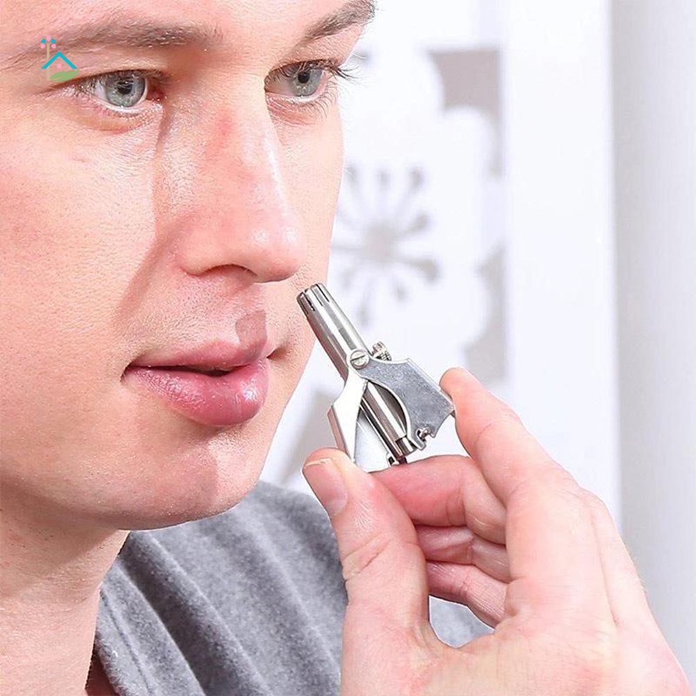 Kéo Cắt Tóc Mũi Tròn Bằng Thép Không Gỉ Cho Nam Giới