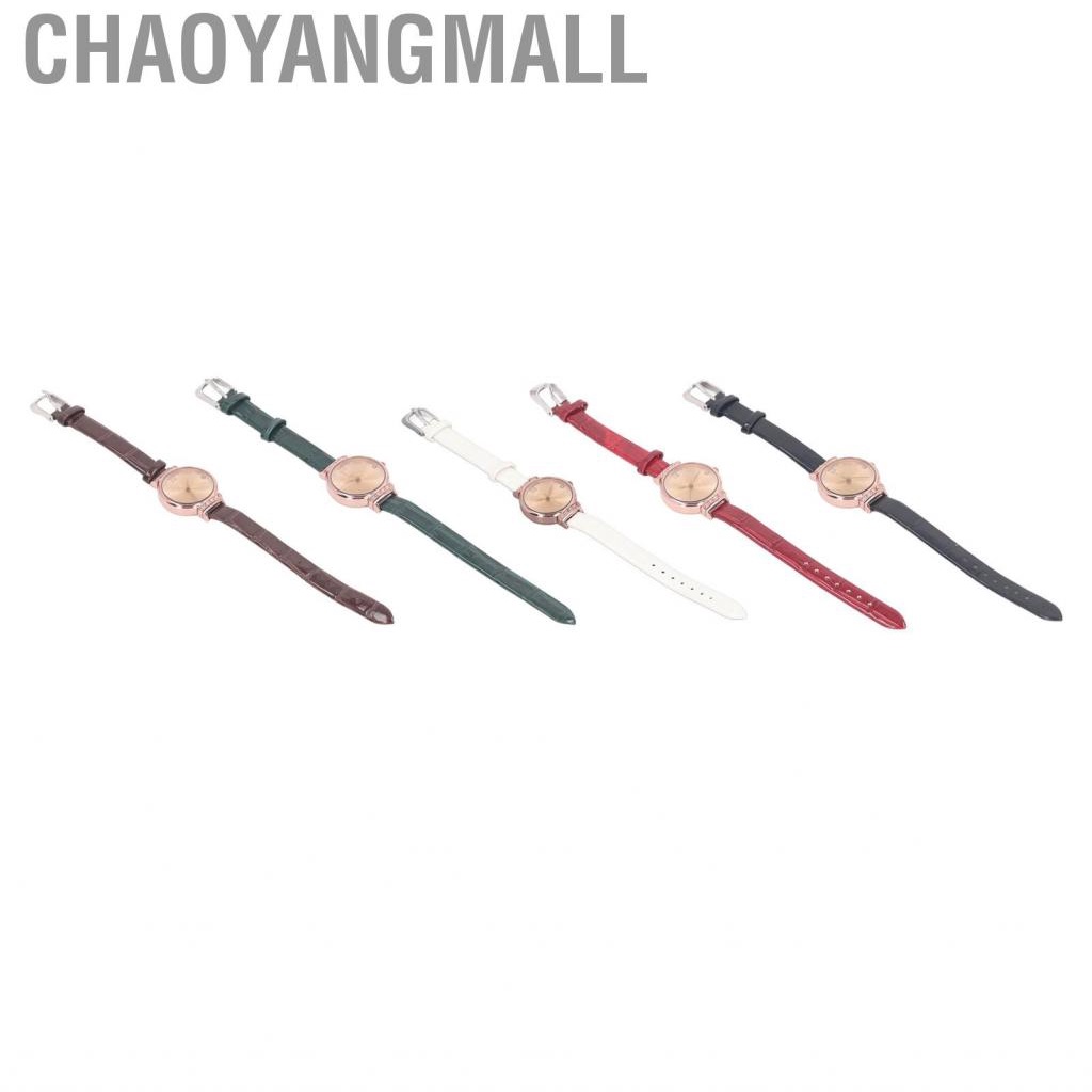 Chaoyangmall Women Minimalist Watch Ultra Thin Leather Strap Casual Fashion Wrist Ladies Watches Simple Dress Quartz Analog