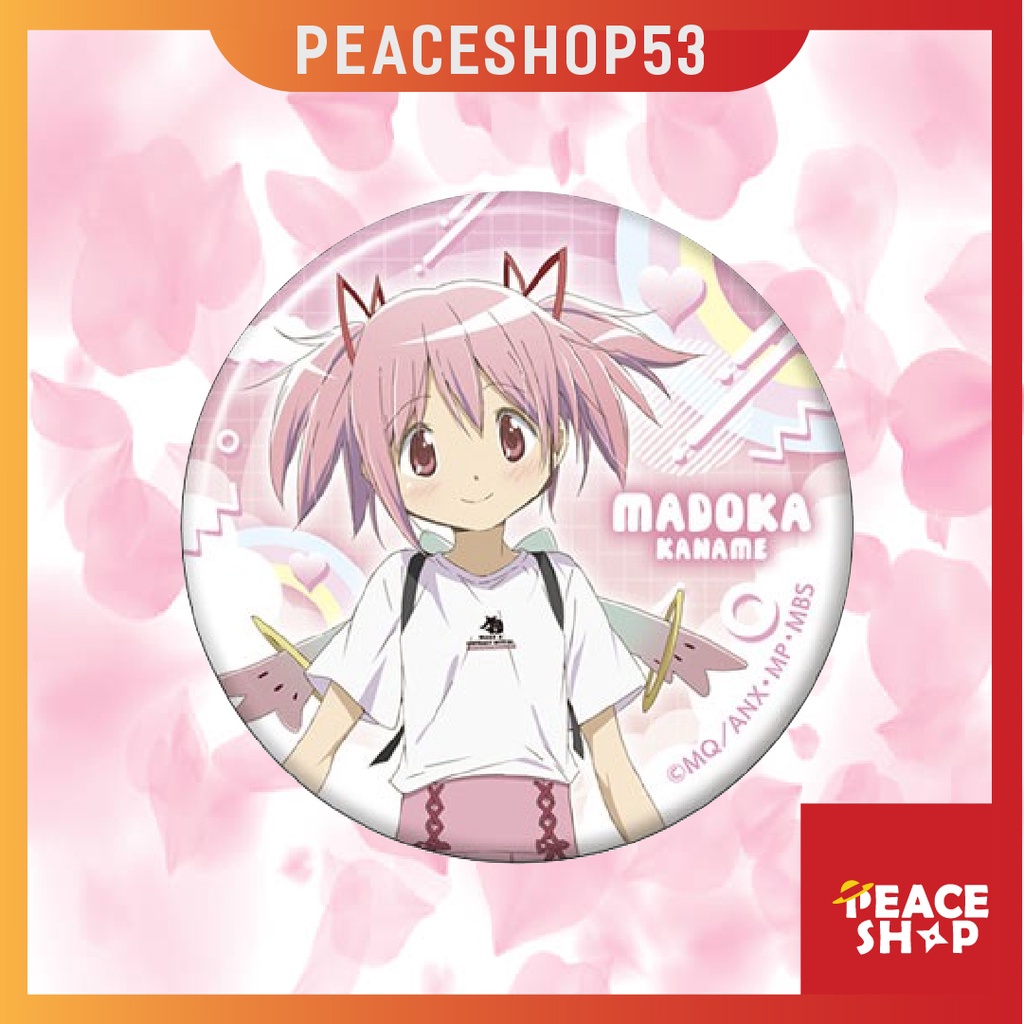 Huy hiệu Mahou Shoujo Madoka Magica  Lấp Lánh Huy Hiệu Anime Mahou Shoujo Madoka Magica Ver 1 HH26