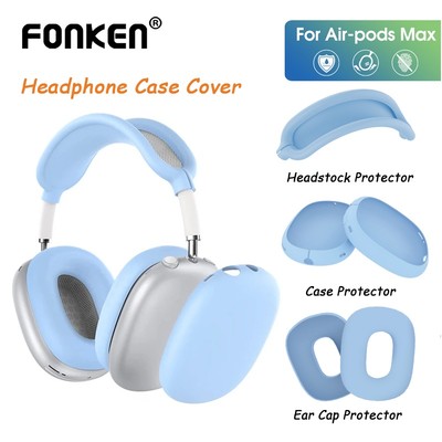 Vỏ Bảo Vệ Chống Sốc Cho Airpods Max / Làm Từ Silicon Mềm