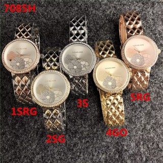 Michael kors đồng hồ đeo tay mặt tròn đính đá thời trang cho cặp đôi