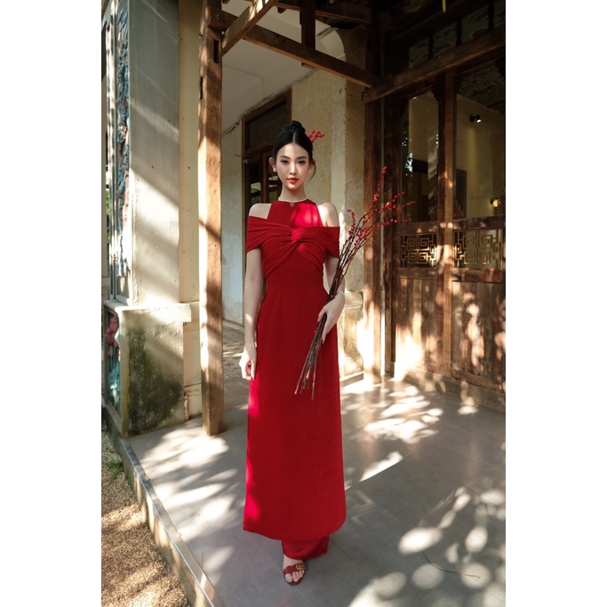 RUBIES Áo Dài Mẫu Đơn (không kèm quần)