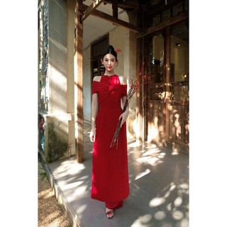 Rubies áo dài mẫu đơn