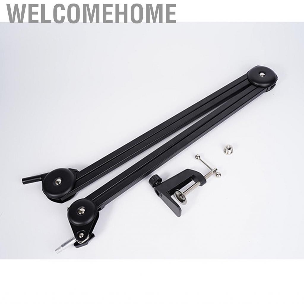 Welcomehome Microphone Boom Arm Mic Stand Springless Cantilever Bracket Condenser Live Recording Desktop
