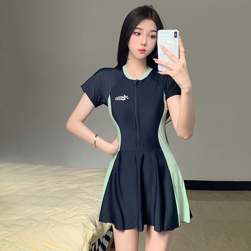 [hanzhan] Đồ Bơi Một Mảnh Phong Cách Thể Thao Thời Trang size Lớn mm Mới Cho Nữ | BigBuy360 - bigbuy360.vn