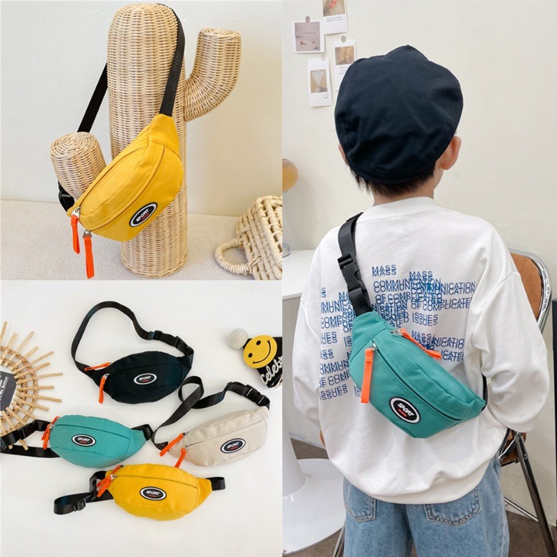 Túi Thể Thao Đeo Chéo Ngực / Hông Hợp Thời Trang Cho Bé Trai / Gái