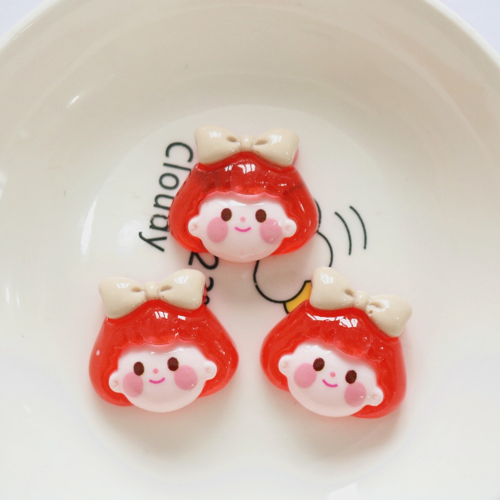 Hoạt Hình Phụ Kiện Trang Trí Giày Dép crocs Dâu Tây / Kẹo / Hoa Anh Đào Xinh Xắn Cho Nữ