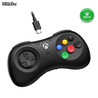 Tay cầm chơi game 8bitdo m30 có dây cho xbox series x|s xbox one và cửa sổ với 6 nút bấm