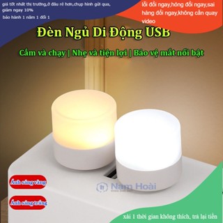 đèn ngủ led mini cổng usb siêu sáng nhỏ gọn tiện dụng , den ngu