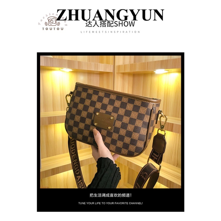 ZHUANGYUN  Túi nữ đeo vai dây xich, Túi xách Nữ đeo vai Chéo phong cách trẻ trung  2023NEW  L91TN0T 37Z230911