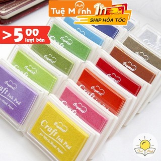 Hộp mực con dấu nhiều màu sắc tươi tắn không phai D05 vpptueminh