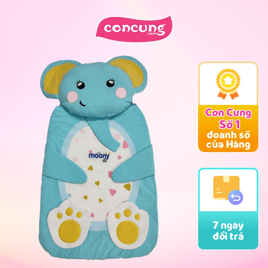 [QUÀ TẶNG] Moony_Bộ chăn gối đa năng (voi)