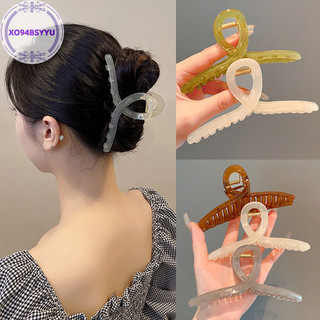 Kẹp tóc cá mập màu thạch cỡ lớn 13cm xo94bsyyu