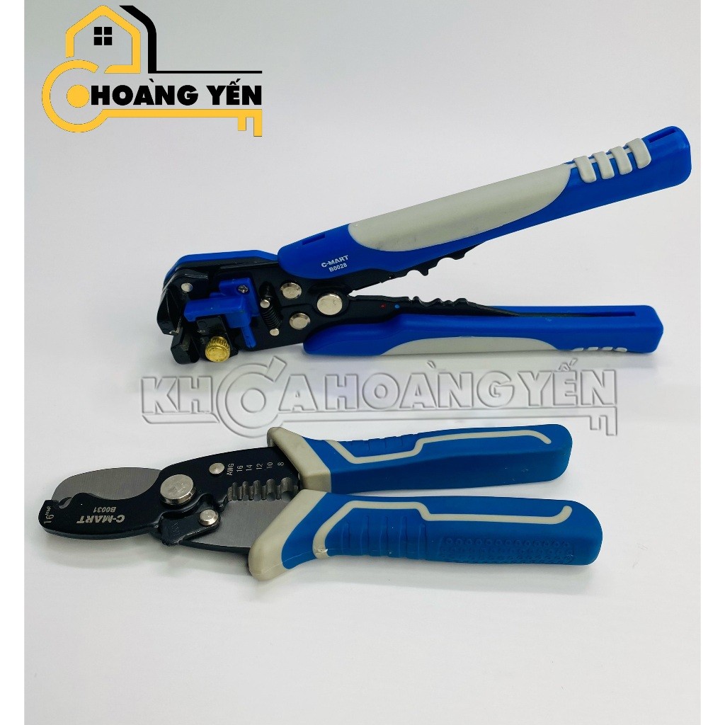 Kìm tuốt dây điện, Kìm cắt dây điện tự động Cmart B0031 Cmart B0028 - Kim Khí Hoàng Yến