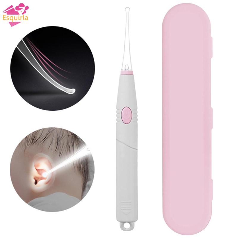 Esquirla Dụng Cụ Lấy Ráy Tai Có Đèn led 2 Đầu Thay Thế Cho Người Lớn Và Trẻ Em