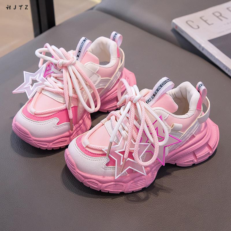 Giày Thể Thao Đế Mềm Chống Trượt Thoáng Khí Thời Trang Cho Bé