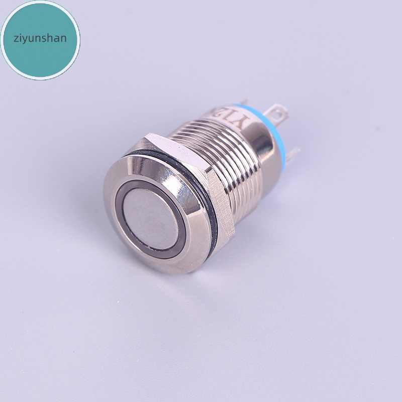 Nút Nhấn Công Tắc Đèn led Bằng Kim Loại 12mm ziyunshan vn