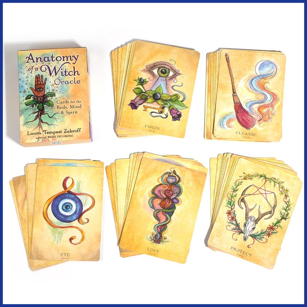 Bộ Bài tarot Phân Chia Bằng Tiếng Anh Vui Nhộn 54 Cái