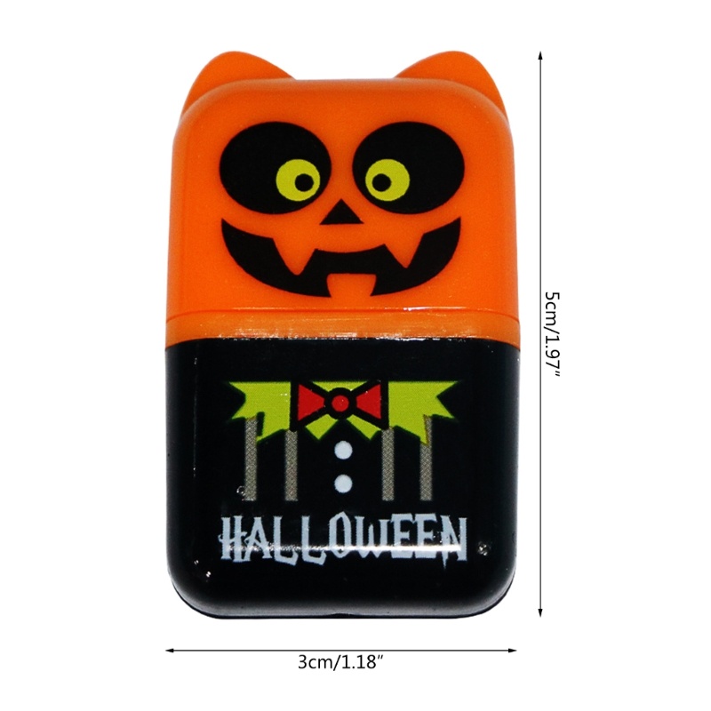 Musc Set 6 Cục Tẩy Kèm Hộp Đựng Hình Hoạt Hình halloween Cho Tiệc favo